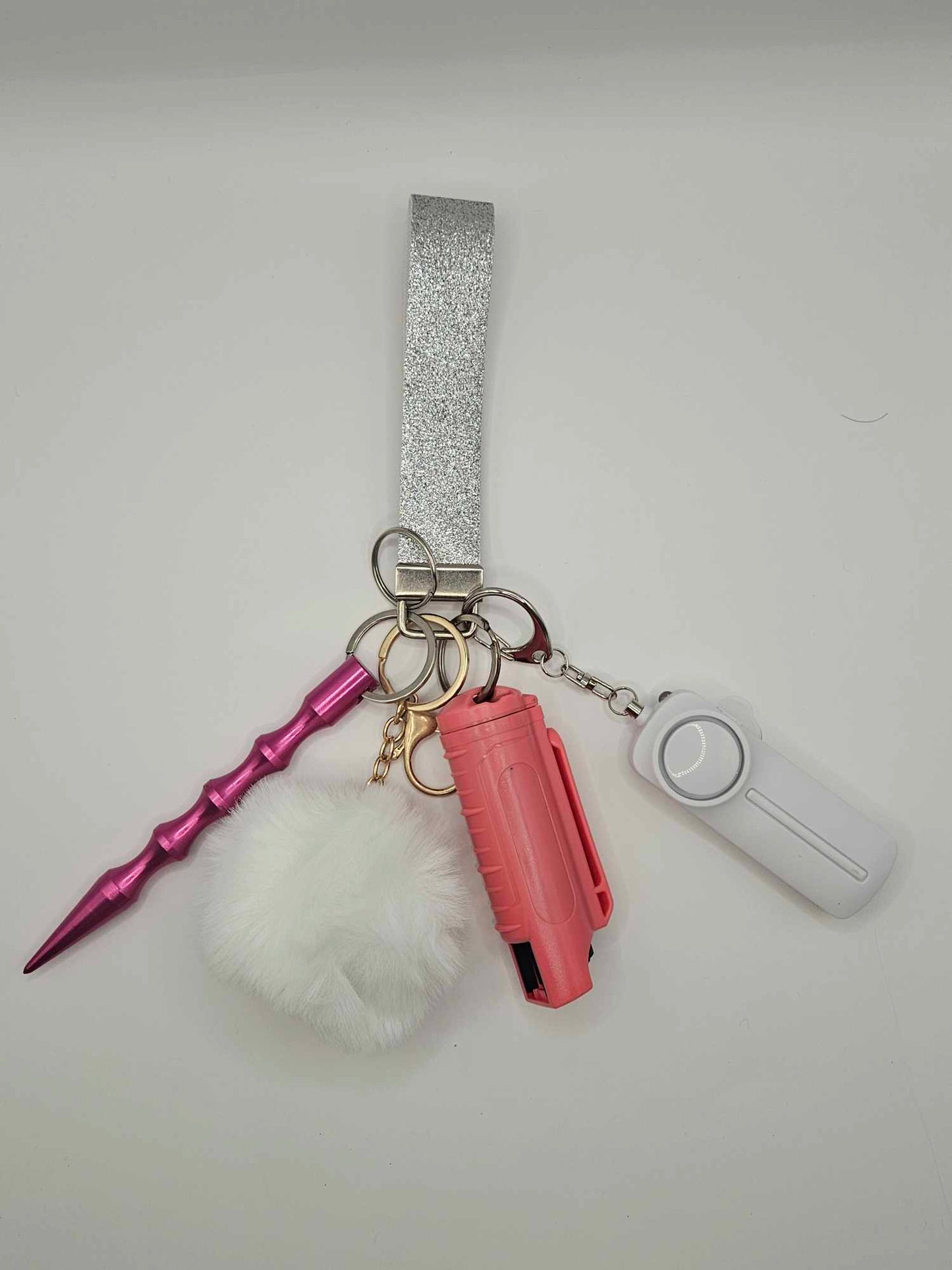 Silver Sparkle Wristlet