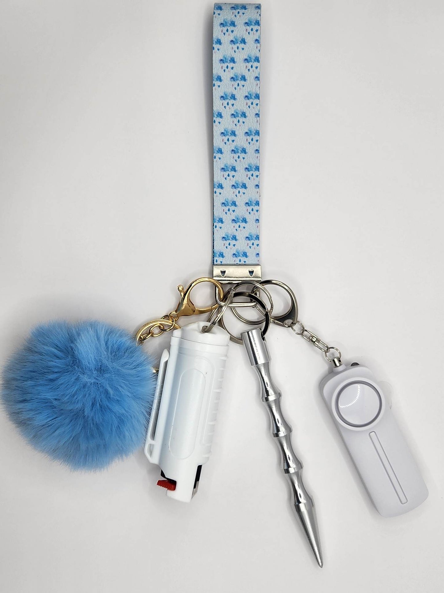 Rain Cloud Wristlet - With Pepper Spray