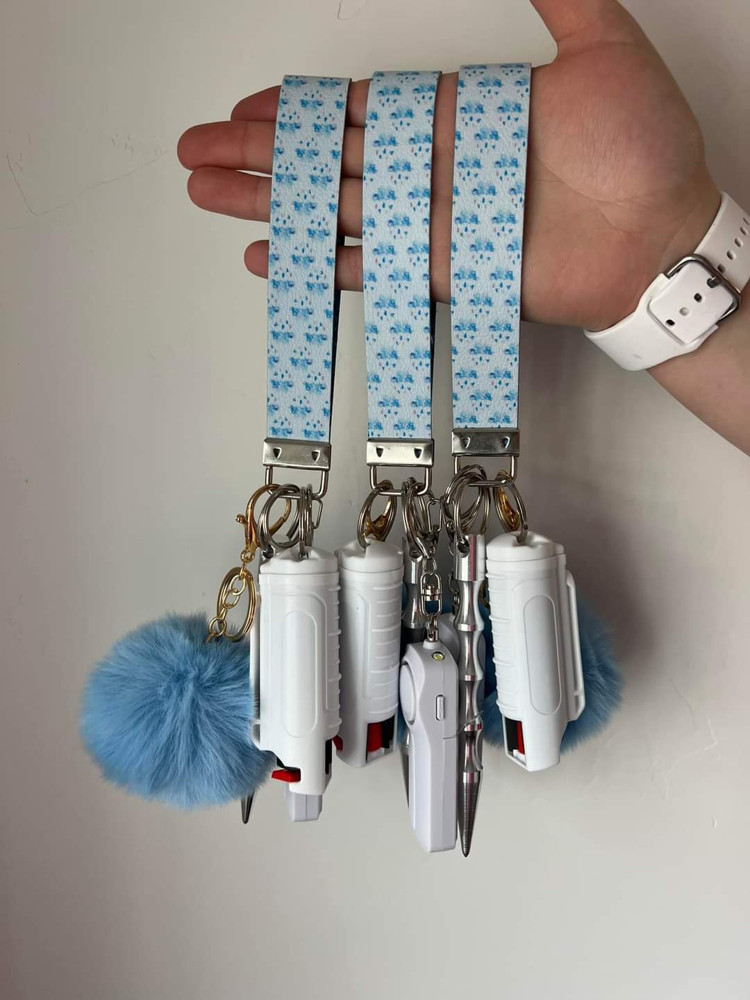 Rain Cloud Wristlet - With Pepper Spray